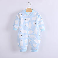Children's Fashion Combed Cotton Printed Jumpsuit