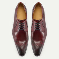 Pointed-toe Four-season Men's Business Casual Leather Shoes