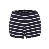 New Relaxed-fit Knitted Striped Crew-neck Long-sleeve Top