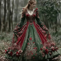 New Autumn American-Style Fashionable Halloween Dress With Digital Print