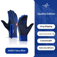 Thermal Windproof And Insulated Gloves For Skiing And Cycling