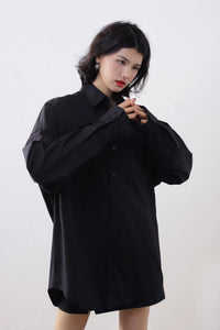 Vintage Rose Embroidered Shirt Coat Women's Casual Long-sleeved Top