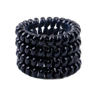 High Elasticity Electric Coil Bright Silver Hair Rope