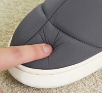 Down High-top Cotton Slippers For Men And Women