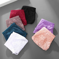Womens Sexy Hollowed-Out Lace And Mesh Patchwork Thong
