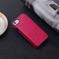 Crazy Horse Print Leather Protective Case Mobile Phone Holster
