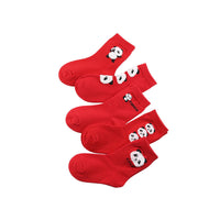 Children's Socks Autumn And Winter New Cartoon Panda Tube Socks
