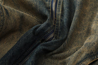 Men's High Street Design Sense Niche Personality Patchwork Jacket