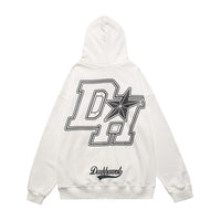 Fashion Letters Printed Hoodie Men