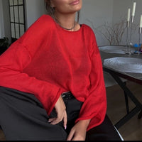 Women's New Fashion Sweet Outer Wear Sun-proof Lazy Loose Top