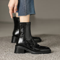 Women's Brown Vintage Distressed Leather Boots