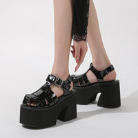 Summer Chunky Heel Platform High Heel Sandals Muffin