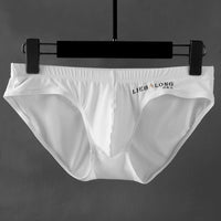 Men's Low Waist Ice Silk Sexy Trend Briefs