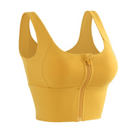 Women's Front Zipper High-strength Shockproof Fitness Bra