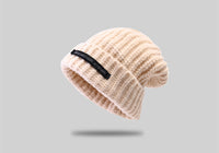 Women's Large Head Circumference Warm Knitted Hat
