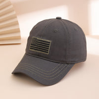 European And American Fashion Embroidered American Flag Baseball Cap With Soft Top, Wide Brim, Adjustable Sunshade, Baseball Cap Suitable For Outdoor Outings