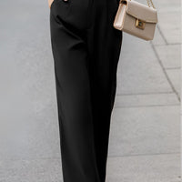 Elegant Womens Suit Pants With Pockets