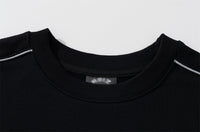 Dark Letters Printed Crew Neck Sweatshirt Men