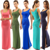 Women's Sexy Sleeveless Slim-fit Pleated Split Dress