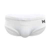 Men's White Triangle Swimming Shorts