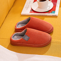 Couple's Home Indoor Cotton Drag Warm Non-slip Plush