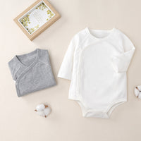 Baby's Long Sleeve Triangle One-piece Romper