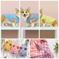 Dog Clothes Wear Warm Cotton Coat On Both Sides Of Vest