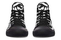 Printed Couple High Top Canvas Shoes
