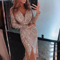 Sparkly Evening Gown Sexy Party Dress