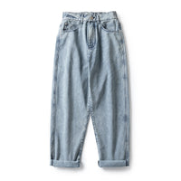 Sports-casual Loose-fitting Solid-color Pants