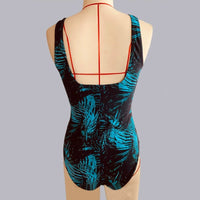Women's Fashion Simple Print One-piece Swimsuit