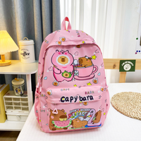 Capybara School Backpack For Girls In Primary And Middle School