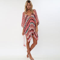 Knitted Hollowed Out Sunscreen Beach Coat Bikini Swimsuit Smock