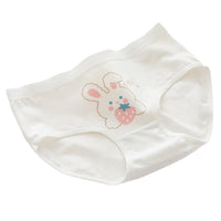 Cute Rabbit Cotton Mid Waist Underwear