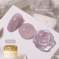 Milk Jelly Solid Color Summer Ice UV Polish