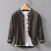 Men's Fashion Retro Style Button Shirt