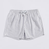 Beach Pants Men's Quick-drying Soakable Loose Plus Size With Lining White
