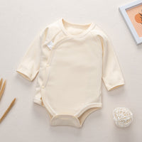 Baby's Long Sleeve Triangle One-piece Romper