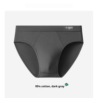 Mens Breathable Cotton Briefs With An Antibacterial Cotton Crotch