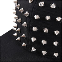 New Street-style Edgy Fashion Cap With Rivets