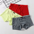 Men's Breathable Ice Silk Separation Solid Color Separation Boxer Briefs