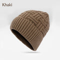 Men's And Women's Outdoor Winter Thickening And Fleece Warm Knitted Hat