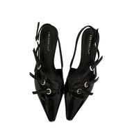 Ankle-strap Stilettos Square Toe High Heel Sandals