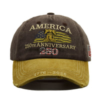 Embroidery 250th Anniversary Commemorative Hat Baseball Cap