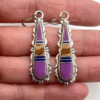 Retro Geometric Enamel Personalized Earrings