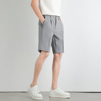 Men's Straight-Leg Plus-Size Business Suit Shorts
