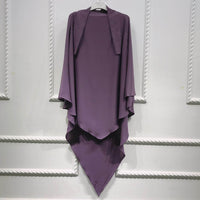 Muslim Headscarf, Solid Color, Smooth Plate, Arabic Shawl