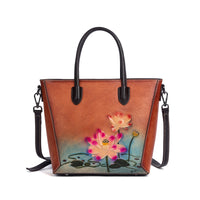 Retro Women's First-Layer Cowhide Handbag