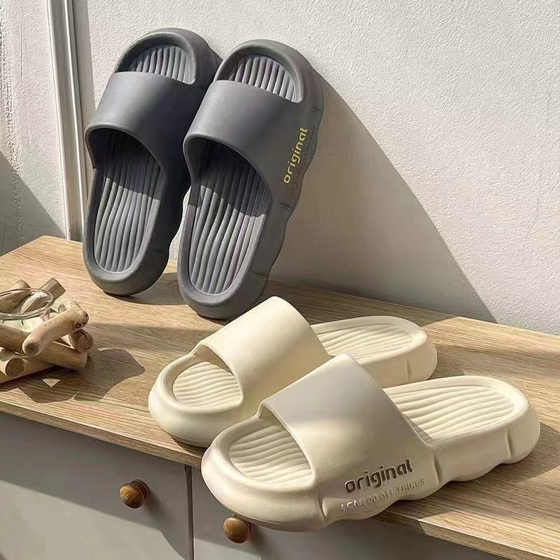 Thick Bottom For Outdoors Home Non-slip Slip-on Slippers