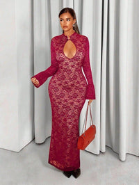 Qipao-style Button-neck Dress European And American Style